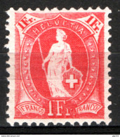 Svizzera 1905 Unif.98 **/MNH VF/F - Nuevos