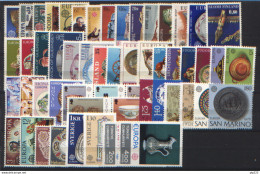 Europa CEPT 1976 Annata Completa / Complete Year Set **/MNH VF - Años Completos