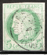 Francia 1870 Unif.42 O/Used VF/F - Cérès