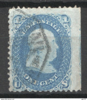 Stati Uniti 1861 Unif.21a O/Used VF/F - Signed R.Diena - Used Stamps