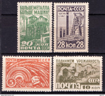 Russia 1929 Unif. 444/47 */MH VF/F - Nuovi