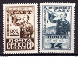 Russia 1929 Unif. 421/22 */MH VF/F - Ungebraucht