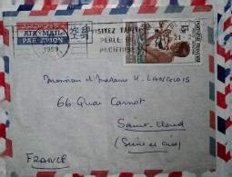 O 1 Lettre / Carte  Tahiti - Lettres & Documents