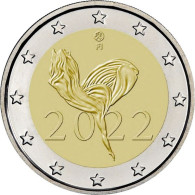 Finlandia 2 Euros 2022 Commemorative Ballet Km 303 Sc Unc - Finnland