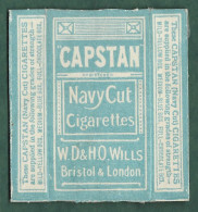 Facade Etui Cigarettes  Capstan  -  Navy  Cut  Cigarettes  - Bristol - London  Royaume Uni - Porta Sigarette (vuoti)