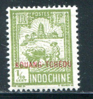 KOUANG TCHEOU- Y&T N°73- Neuf Avec Charnière * - Unused Stamps