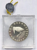 Germania Germany 10 Mark Ddr 10 Marchi DDR 1984 Alfred Brehm In Confezione Originale Con Piombo - Mint Sets & Proof Sets