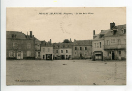 53 MESLAY Du MAINE Le Bas De La Place Le CAFE Duval Et Café Des Arts 1925 écrite  Edit Gautier    D15 2022 - Meslay Du Maine