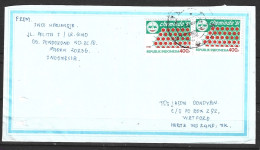 INDONESIE. N°1263 De 1991 Sur Enveloppe Ayant Circulé. Congrès De Chimie. - Chimica