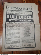 1898 1925 LOTTO 5 RIVISTE MEDICINA CHIRURGIA FARMACIA OSTETRICIA CHEMIOTERAPIA - Medicina, Psicologia