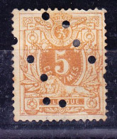 BELGIQUE COB 28 (*) Neuf Sans Gomme, Perforation De Rebut. (3T243) - 1863-09