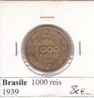 BRASILE  1000 REIS  ANNO 1939 COME DA FOTO - Brasil