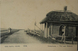 Vollenhove (Ov.) Tol Naar Blokzijl Ca  1900 Topkaart - Otros & Sin Clasificación