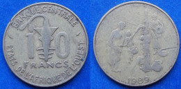 WEST AFRICAN STATES - 10 Francs 1989 "People Getting Water" KM# 10 Federation, Standard Coinage - Edelweiss Coins - Sonstige – Afrika