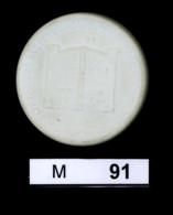 Glauchau 1990 - Sondermedaille Auf Meissner Porzellan - M91 - Souvenirmunten (elongated Coins)
