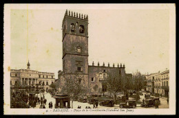 BADAJOZ - Plaza De La Constitución ( Catedral San Juan) ( Ed. L. Roisin, Fot. Nº 4)  Carte Postale - Badajoz
