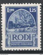 Egeo 1929 Sass.9 **/MNH VF/F - Ägäis