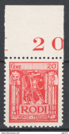 Egeo 1929 Sass.5 **/MNH VF/F - Egeo