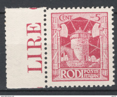 Egeo 1929 Sass.3 **/MNH VF/F - Egée