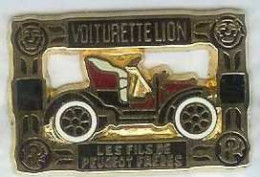 @@ Les Fils De Peugeot Frères Voiturette Lion (2.1x3.1) @@aut04 - Peugeot