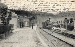 76 - Cany - La Gare (Edit. Tanquéray Train Animée) - Cany Barville