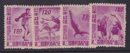 Japan, Scott 397-400, MLH - Ungebraucht