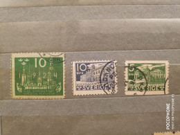 Sweden	Architecture (F75) - Used Stamps
