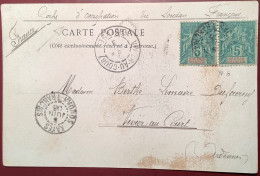 KAYES SOUDAN FRANÇAIS 1903 „corps D‘ Occupation“ Type Groupe YT6 Cpa Maures Du Haut Senegal>Vivier Au Court - Cartas & Documentos