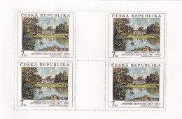 Republica Checa Nº 158 Al 160 En Hoja De 4 Series - Unused Stamps