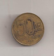 Coin - Romania - 50 Lei 1992 V1 - Rumänien