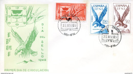 Maroc; Ifni; FDC;primer Dia; 1965 " Dia Del Sello  "Morocco,Marruecos - Ifni