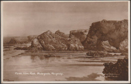 Douglas Pinder - Lion Rock, Watergate, Newquay, Cornwall, C.1940 - Sweetman RP Postcard - Newquay