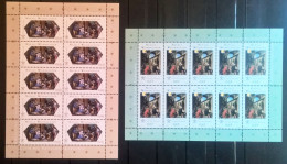 Vaticano 2008 Sass. 1480/81 Minifogli Da 10 **/MNH VF - Blocs & Feuillets