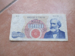 Lire 1000 GIUSEPPE VERDI 14 Gennaio 1964 N.22 Buone Condizioni - 1000 Lire