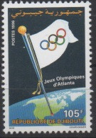 Djibouti Dschibuti 1996 Mi. 624 ** Neuf MNH Jeux Olympiques Olympic Games Olympia JO Atlanta USA  RARE ! - Dschibuti (1977-...)