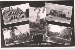 Postkaarten > Europa > Nederland > Gelderland >Groeten Uit Zutphen Gebruikt 1951 (13548) - Zutphen