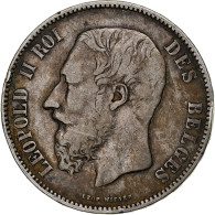 Monnaie, Belgique, Leopold II, 5 Francs, 5 Frank, 1868, TB, Argent, KM:24 - 5 Francs