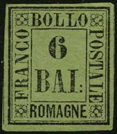 GOVERNO DELLE ROMAGNE - Tipologia: * - B.6 Verde Giallo N.7 - Sassone N.7 - P.V. 
Qualità: "A" - 62002FOG - Romagna