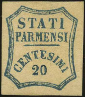 DUCATO DI PARMA - Tipologia: * - G.Provvisorio - C.20 Azzurro N.28 - Sassone N.15 - Em.D. - A.D. - P.V.
Qualità:  - Parme