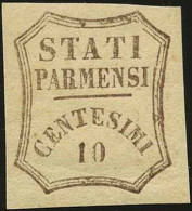 DUCATO DI PARMA - Tipologia: ** - G.Provvisorio - C.10 Bruno N.27 - Sassone N.14 - En.D. - P.V.
Qualità: "A" - 60 - Parme