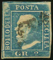 SICILIA - Tipologia: O - Gr.2 I Tav. C.Palermo Azzurro N.12 - Sassone N.6 - P.V.
Qualità: "A" - 62035FOG - Sicilië