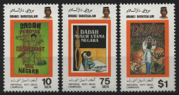 Brunei 1987 - Mi-Nr. 352-354 ** - MNH - Anti-Drogen - Brunei (1984-...)