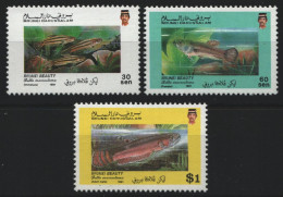 Brunei 1991 - Mi-Nr. 436-438 ** - MNH - Fische / Fish - Brunei (1984-...)