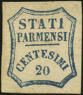 DUCATO DI PARMA - Tipologia: * - G.Provvisorio - C.20 Azzurro N.28 - Sassone N.15 - P.V.
Qualità: "A" - 60646FOG - Parme