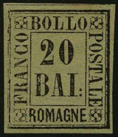 GOVERNO DELLE ROMAGNE - Tipologia: * - B.20 Grigio Azzurro N.9 - Sassone N.9 - Em.D. - P.V.
Qualità: "A" - 62137F - Romagna