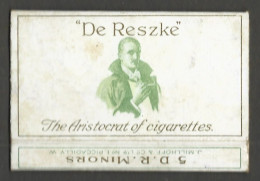 Etui Cigarette Cigarettes  - De  Reszke- The  Aristocrat Of Cigarettes 5 D R Minors -  Piccadilly - Sigarettenkokers (leeg)