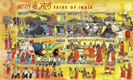 INDIA 2007 FAIRS OF INDIA MINIATURE SHEET MS MNH - Unused Stamps