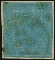 REGNO DI SARDEGNA - Tipologia: O - II Em. C.20 Azzurro N.9 - Sassone N.5 - Em.D. - P.V.
Qualità: "B" - 61391FOG - Sardegna