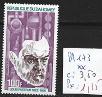 DAHOMEY PA 173 ** Côte 3.50 € - Louis Pasteur