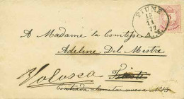 ESTERO > Ungheria - Tipologia: B - Ungheria - Da Fiume A Trieste Del 15.11.1877 Poi Per Volosca Con Kr.5 Dent.11,5 Yvert - Storia Postale